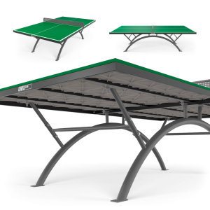 Антивандальный теннисный стол Unix Line 14 mm SMC (Green/Grey)