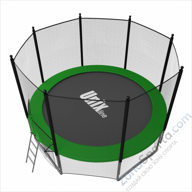 Батут Unix line 8 ft outside (Green)