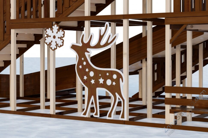 Зимняя горка Самара